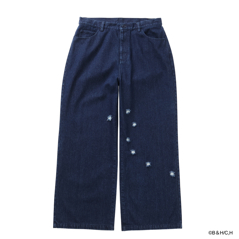 KENSHIRO 7 SCARS DENIM PANTS